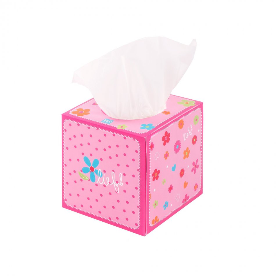 Lief! tissue box ROZE LIEF 3L - 70 vel