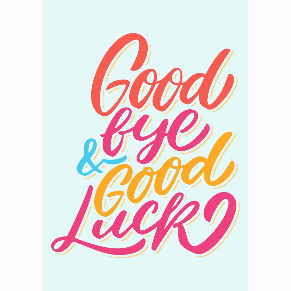 Collega Goodbye & Good luck - colours