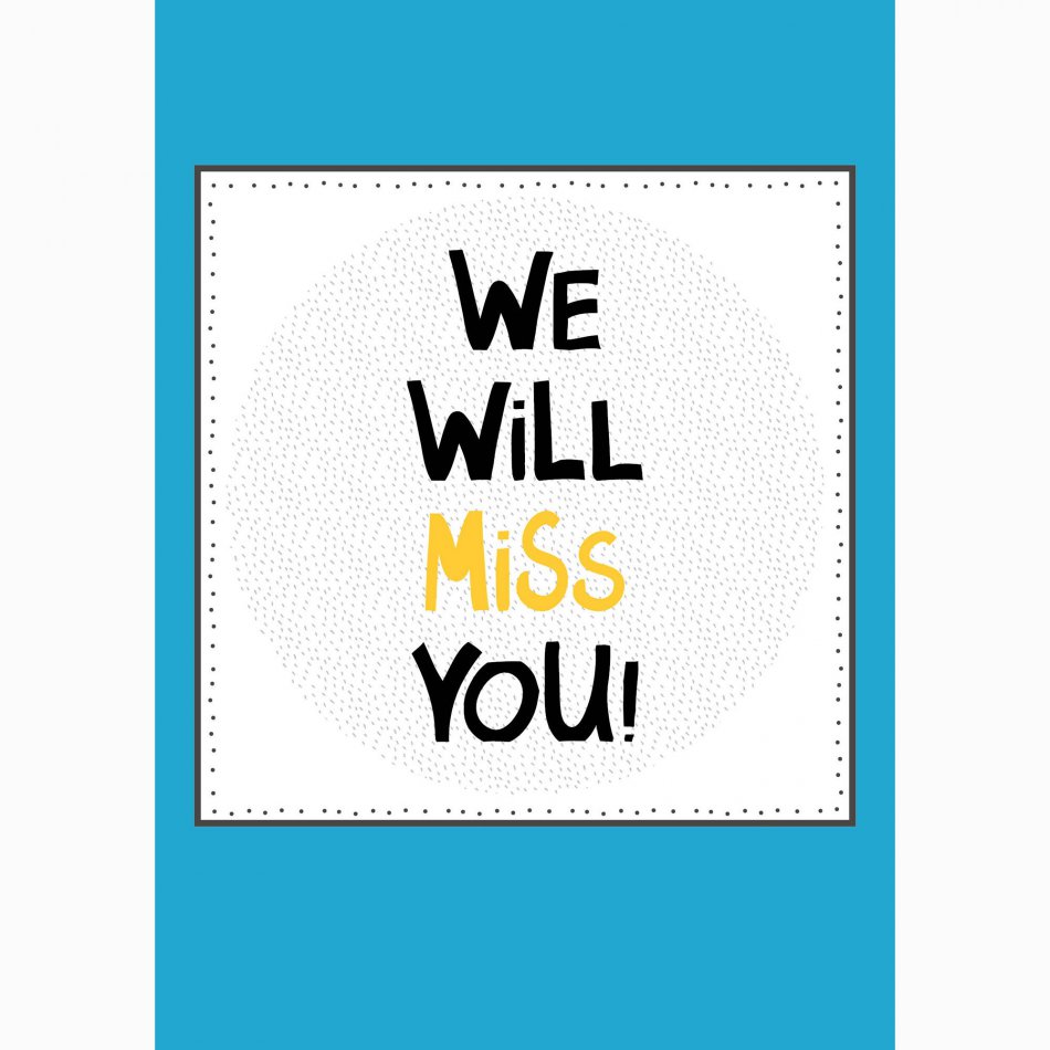 Pensioen We will miss you