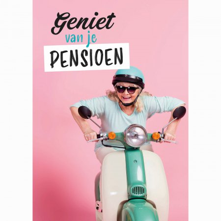 Pensioen Geniet van je pensioen - scooter