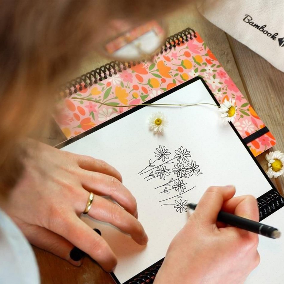 Uitwisbaar notitieboek A5 Floral