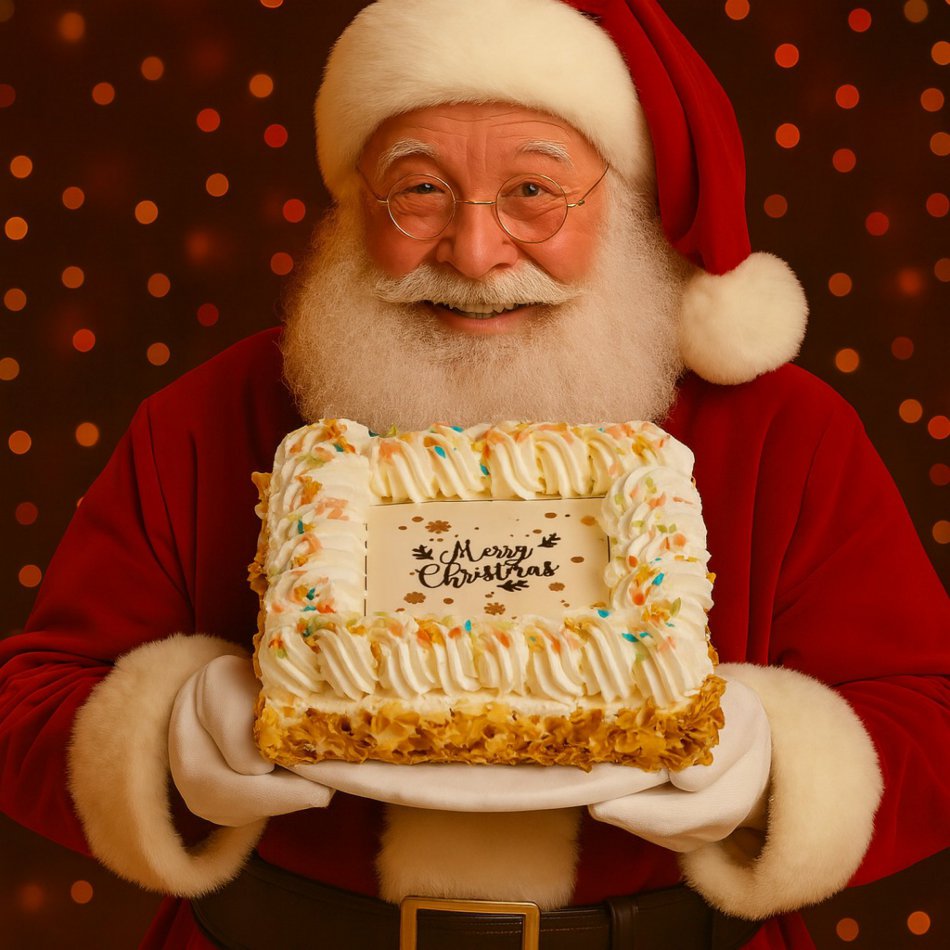 Kerst Slagroomtaart 16 personen