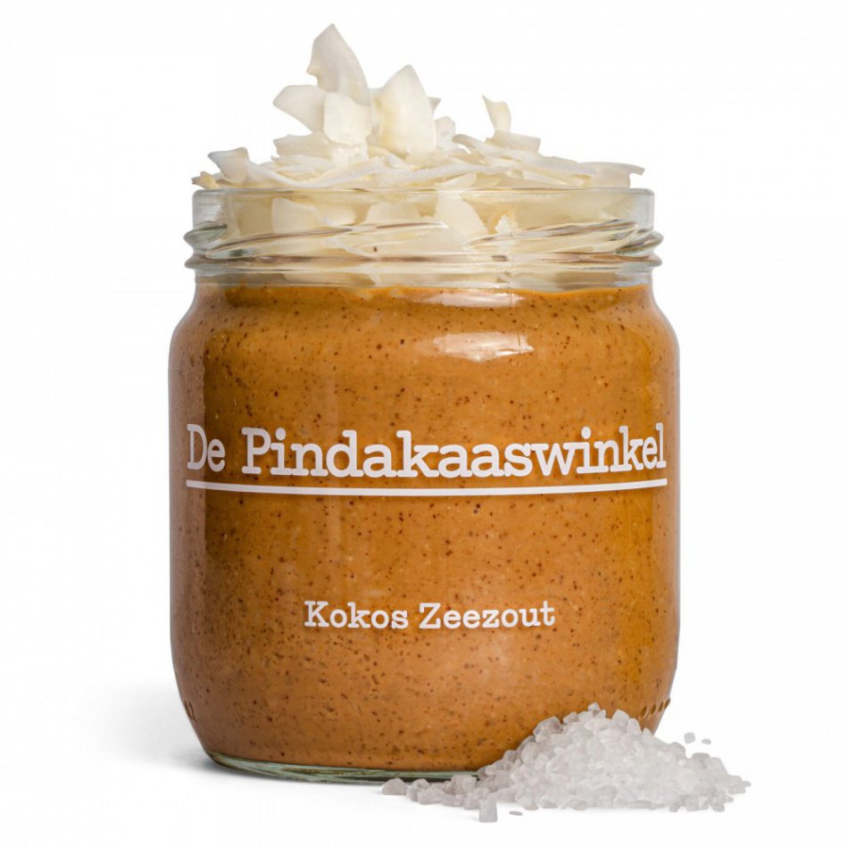 Pindakaas 420ml Kokos Zeezout